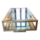 Table basse en verre et miroir, 1970