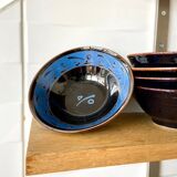 6 enamelled ceramic bowls