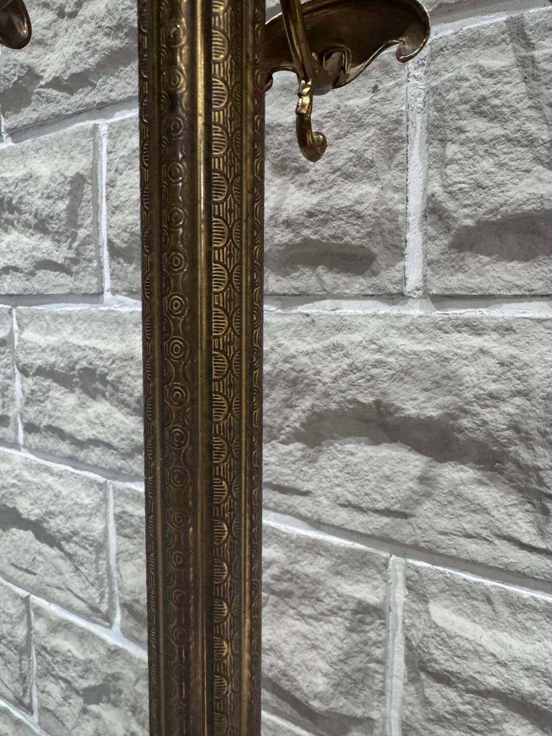 Portemanteau en laiton massif