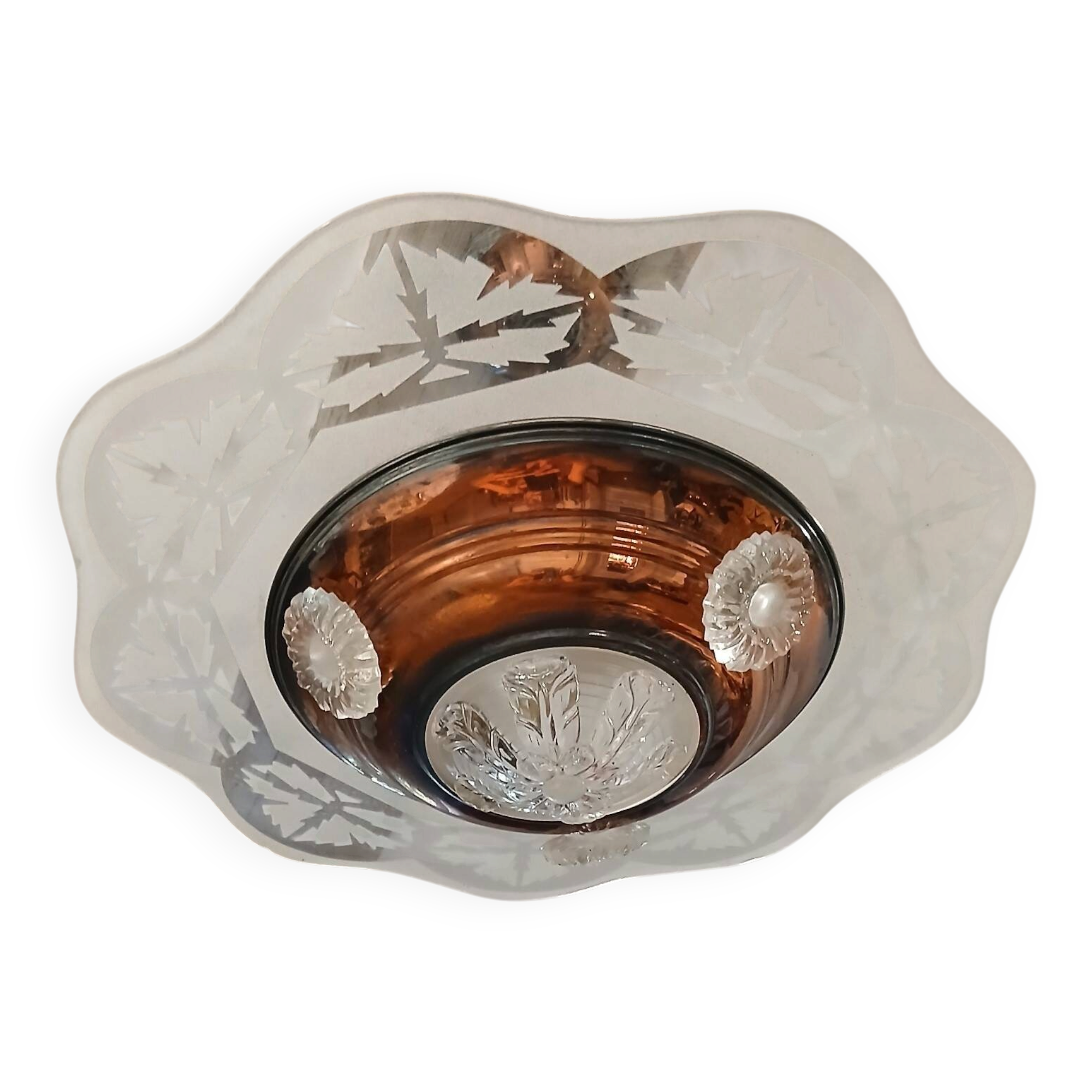 Art Deco chandelier signed Ezan