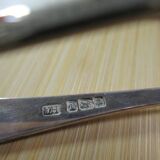 Set of 12 spoons with sugar tongs