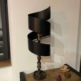 Steel designer lamp