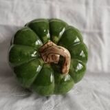 Vintage pumpkin ceramic pot