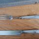 Platil leg of lamb service, Art Deco knife and fork