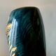 Old glazed ceramic bedside lamp - Bequet - Made in Belgium