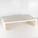 Coffee table in bone.