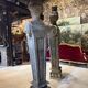 Pair of monumental patinated plaster terms from the early 20th century.