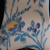 Table lamp Lampshade fabric Ikat and its crystal foot