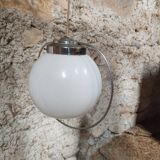 Art Deco chrome pendant light from the 1950s