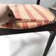 Vintage Set of Six Walnut Chairs by Gianfranco Frattini for Cassina with Stripe Patterned Orange Fab
