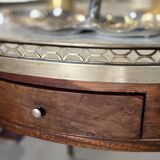 Louis XVI style bouillotte table in mahogany from the early 20th century