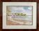Tableau : Aquarelle - paysage de bord de mer