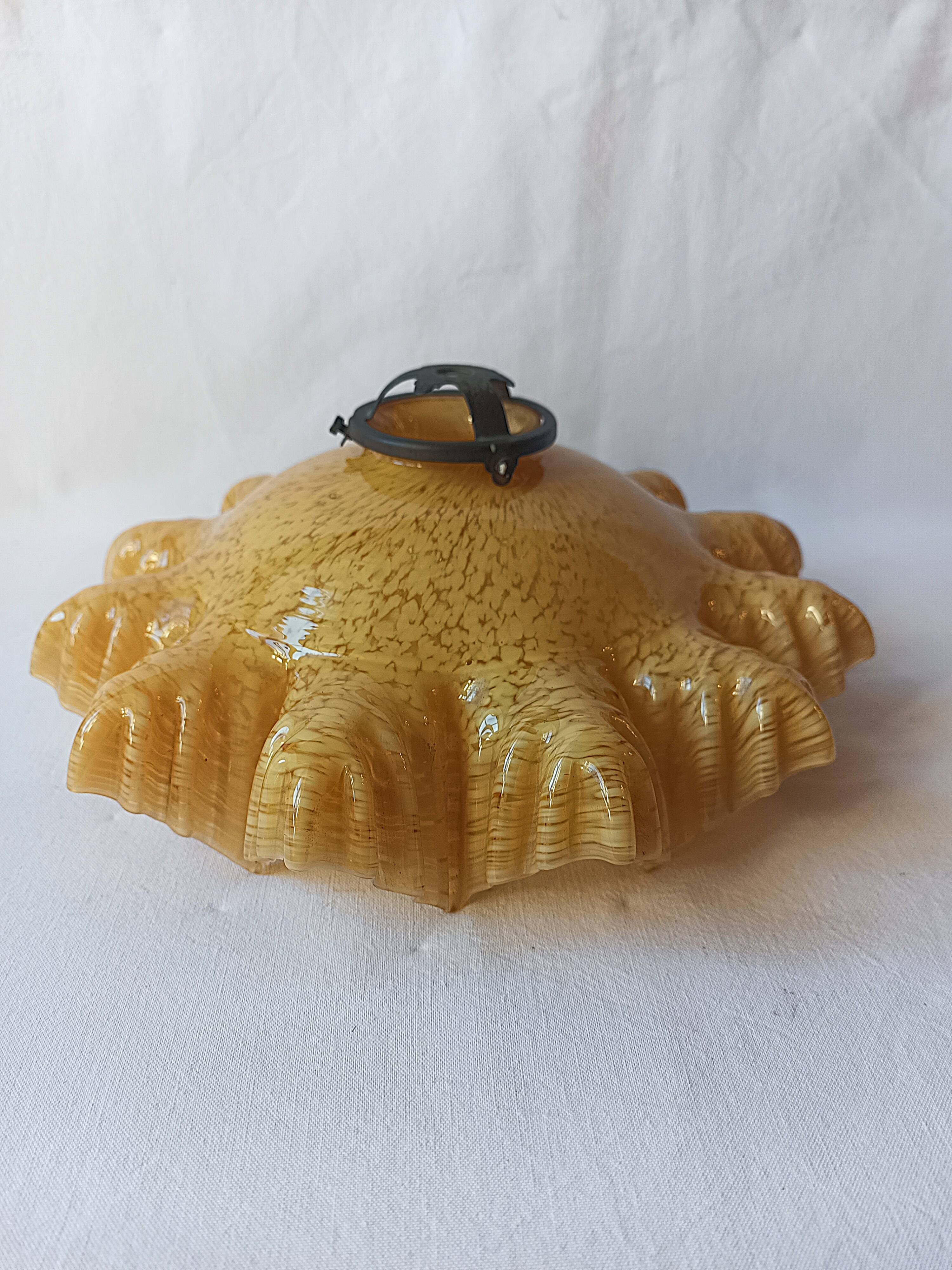 Old abat-jour clichy chandelier rises and lowers claw suspension