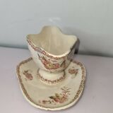 Gien porcelain gravy boat