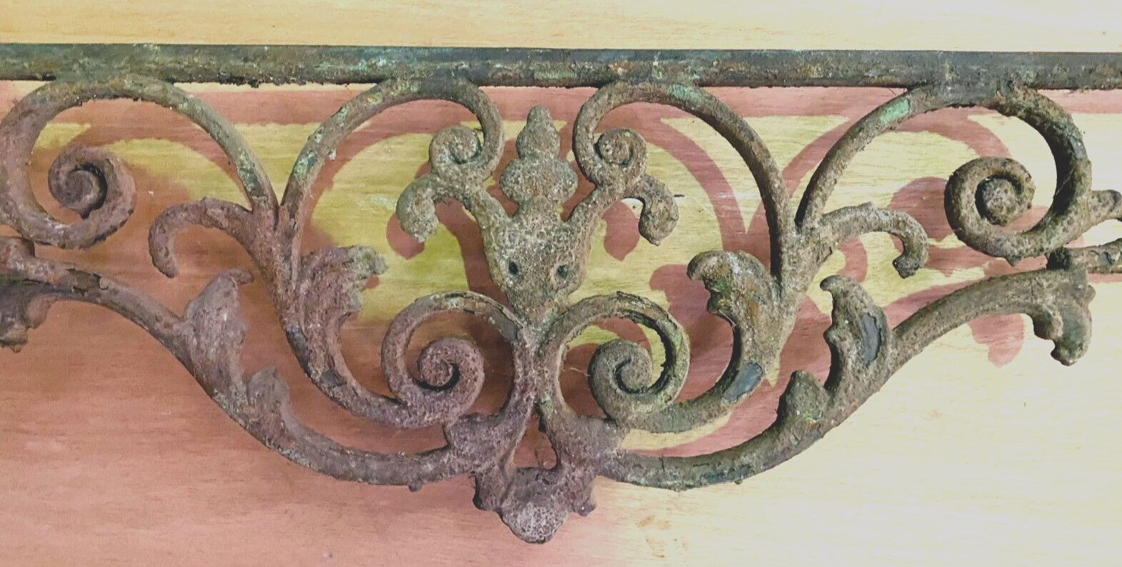 Carved console Louis XV style painted and gilded wood XX century