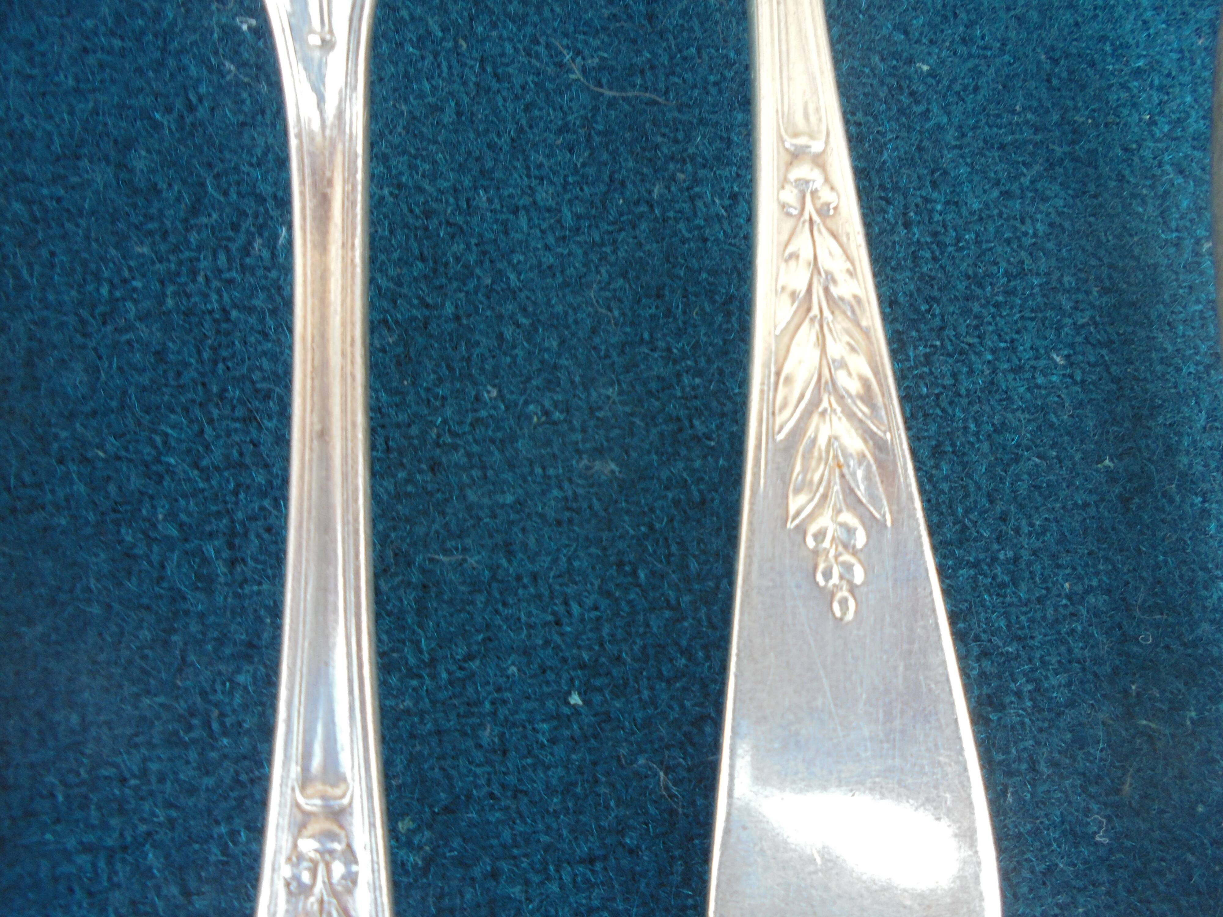 6 forks silver metal christofle mle laurel canals