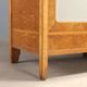 Antique Art Nouveau wardrobe in ash and maple, Italy, 20th century