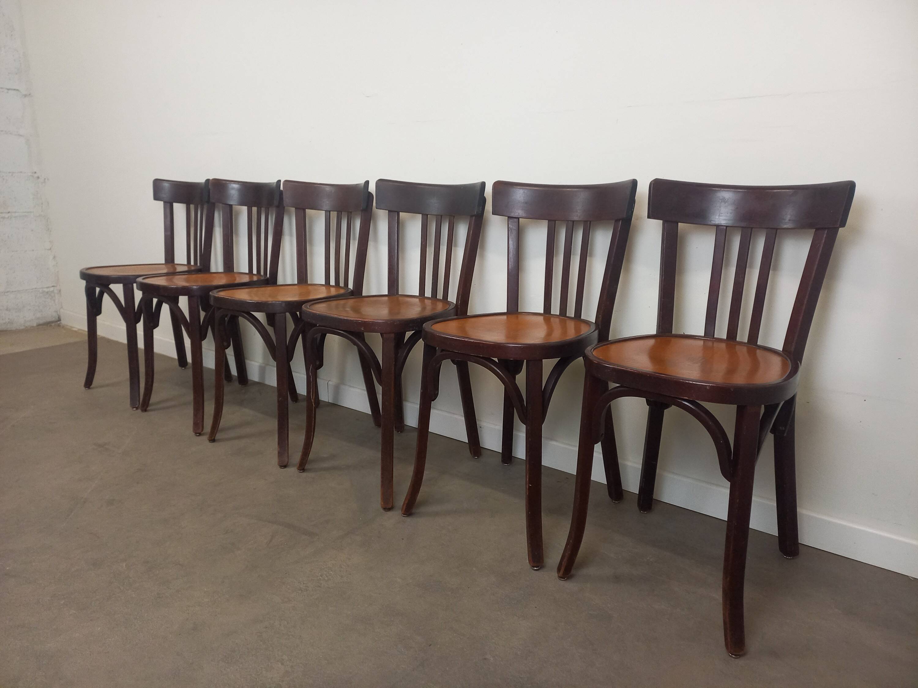 6 Baumann bistro chairs