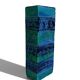 Aldo Londi for Bitossi "Rimini Blu" vase in Etruscan revival ceramic, 1960s.