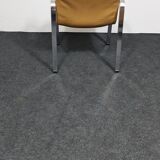 Vintage leather stacking chair by Klober Germany