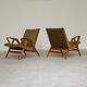 Pair of armchairs restored by Frantisek Jirak for Tatra Nabytok 1960
