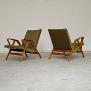Pair of armchairs restored by Frantisek Jirak for Tatra Nabytok 1960