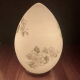 Paire de lampes opaline Design 1950 "Ben Swildens".