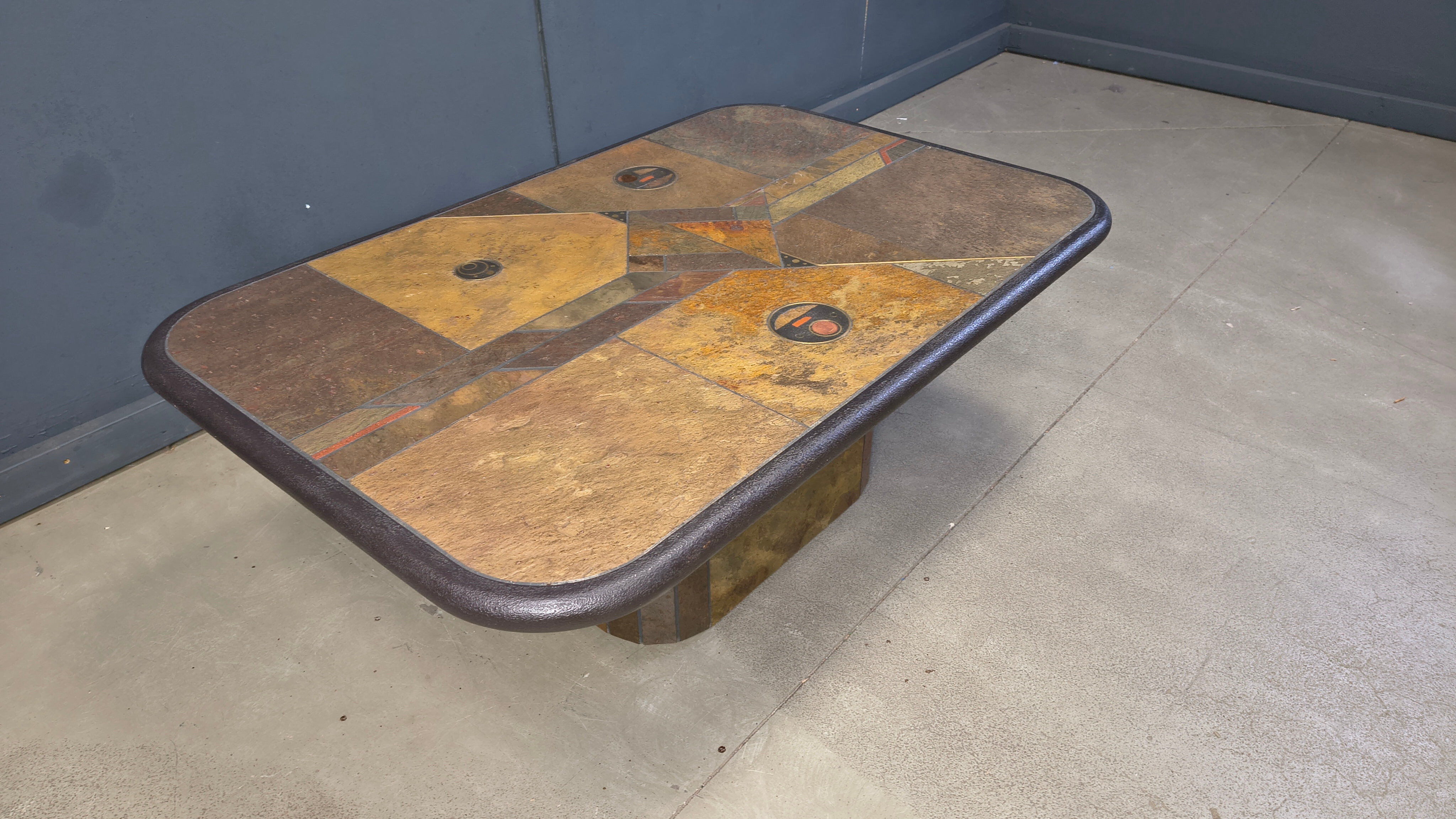 Paul Kingma attributed coffee table, 1980s