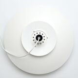 White Scandinavian Form Light lamp, 1970s