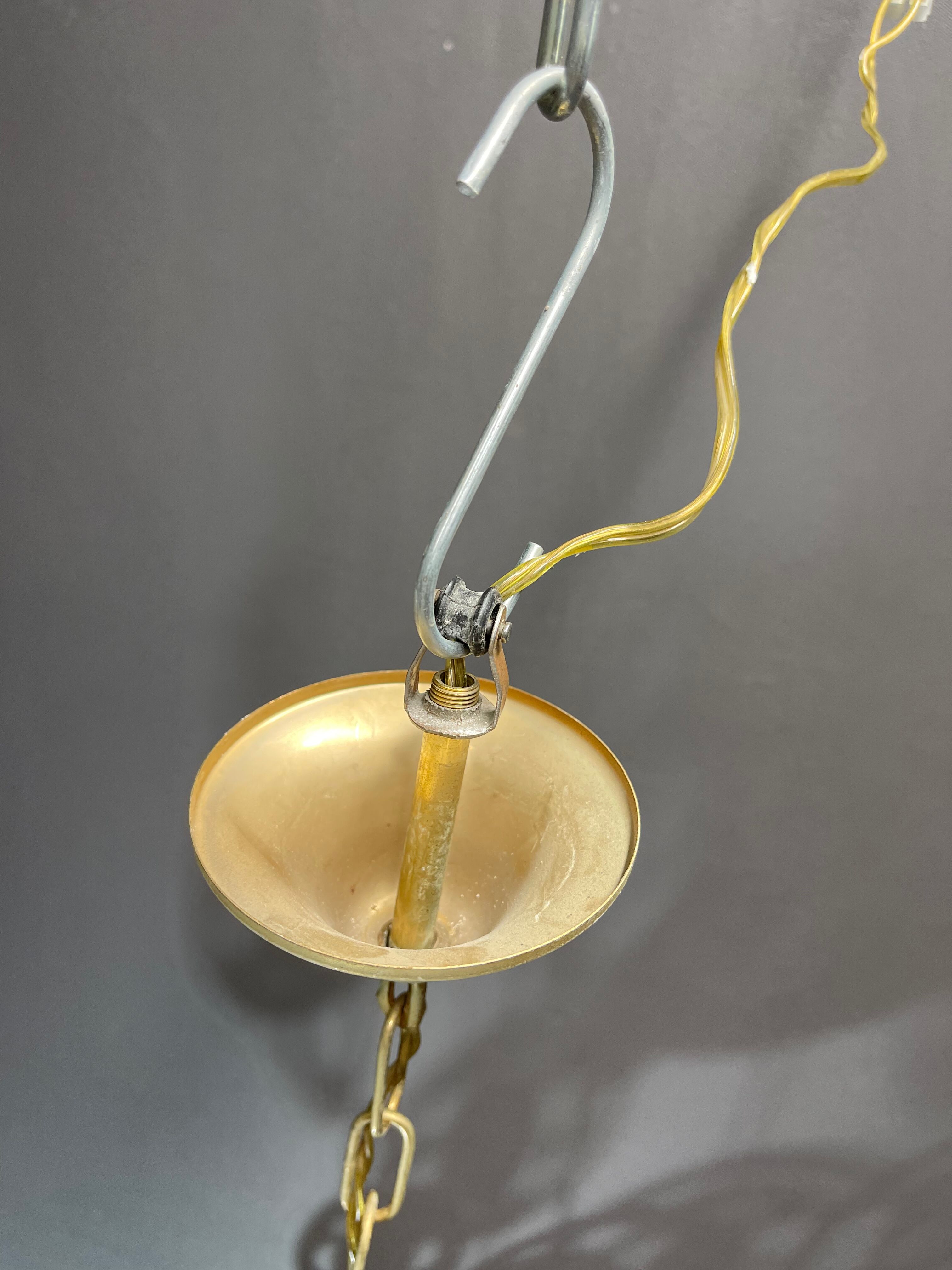 Vintage chandelier 70s planet