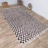 Handmade wool Berber rug 256 X 150 CM