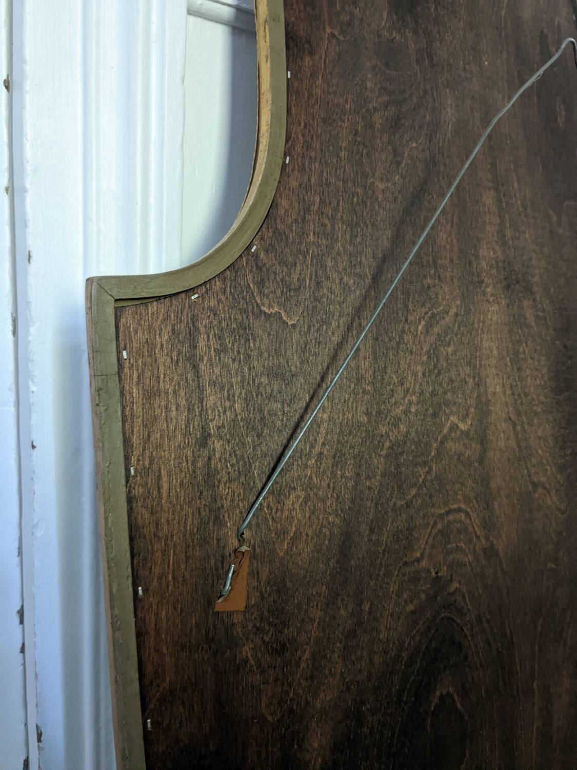 Old policeman's hat mirror