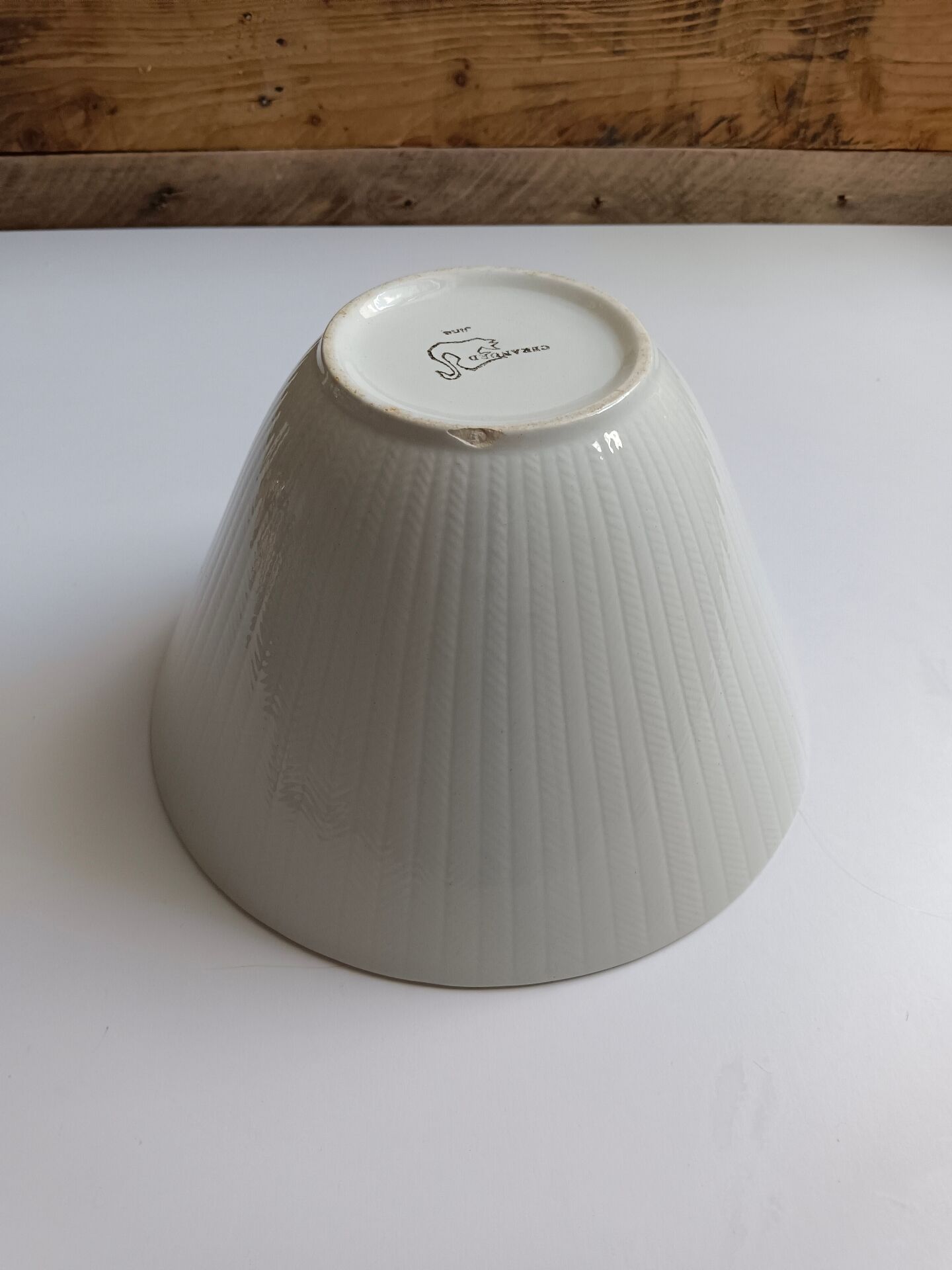 Saladier Ceranord Saint Amand vintage fleurs
