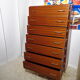 Commode chiffonnier vintage des années 60 sept tiroirs