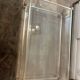 Pierre Vandel coffee table in lucite and gilded metal