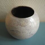 Jean-Noël Bouillet vase lacquered glass Oceania vintage decor French vase 70s