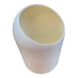 Space Age waste paper basket in beige PVC signed Makio Hasuke for Gedy Italia 1970