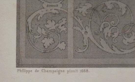 19th-century engraving "Philippe de Champaigne" painter