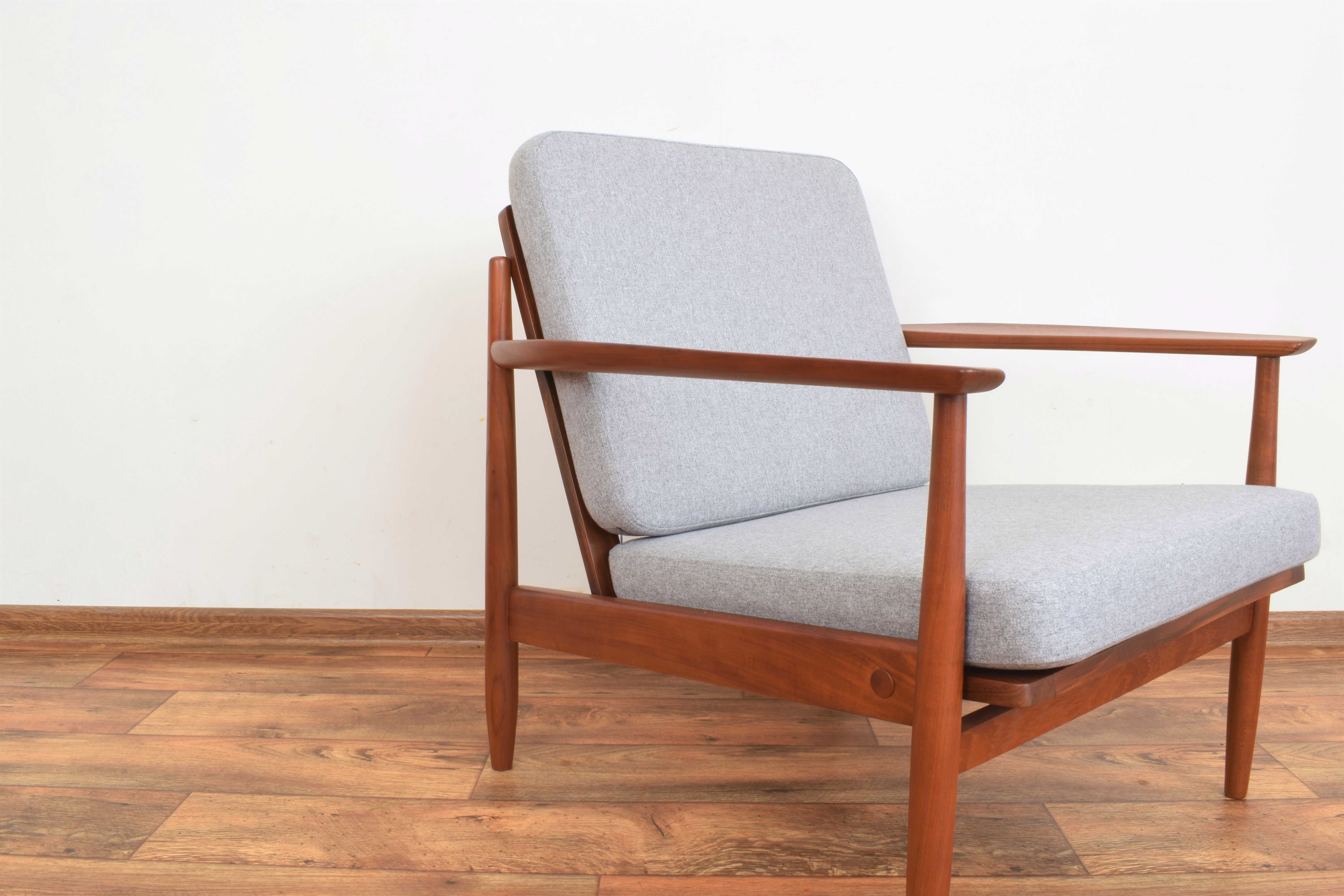 Danish teak lounge chairs, set of 2.