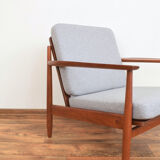 Danish teak lounge chairs, set of 2.