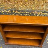 Vintage 19th Century Solid Oak Bookshelf