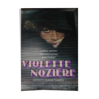 Original cinema poster "Violette Nozière" Isabelle Hupert