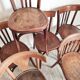 Lot de 6 chaises anciennes de bistrot