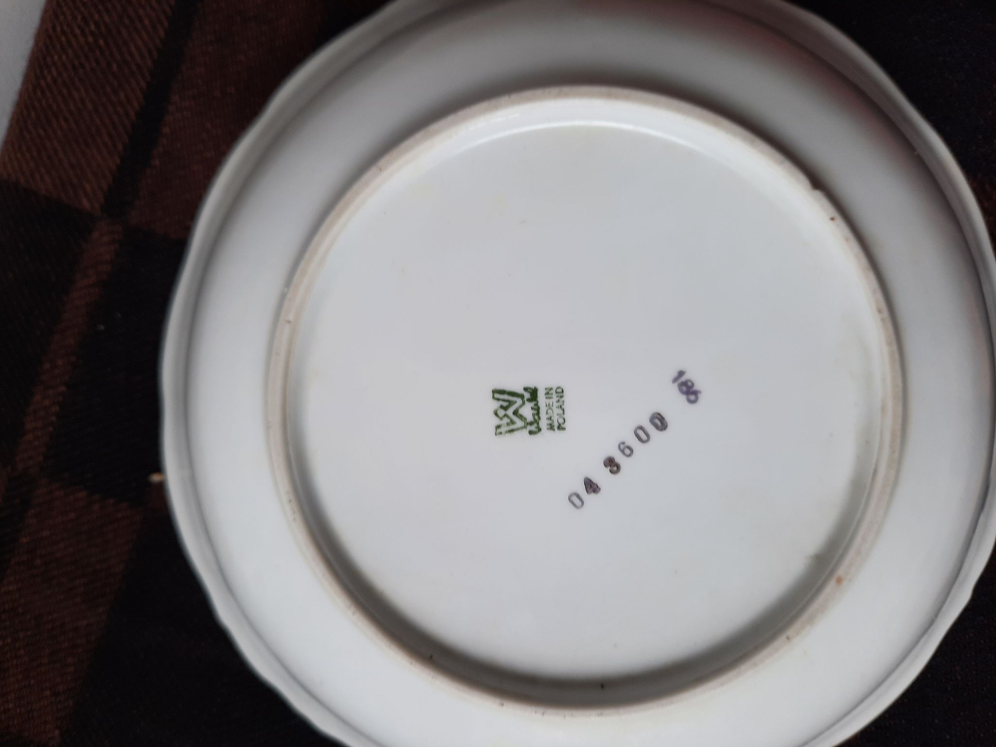 Saladier en porcelaine vintage