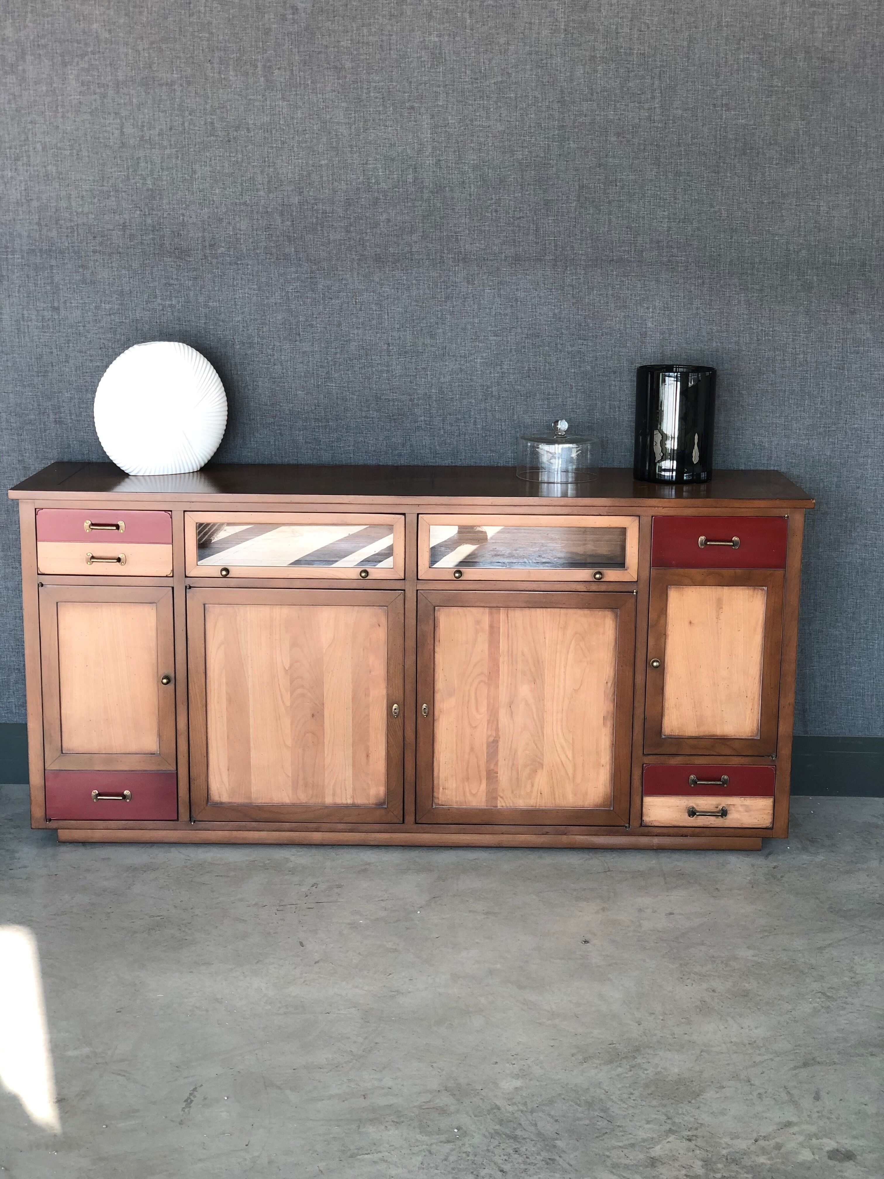 Buffet loft in merisier