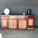 Buffet loft en merisier