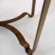Italian mid-century brass and travertine marble coffee table, 1970