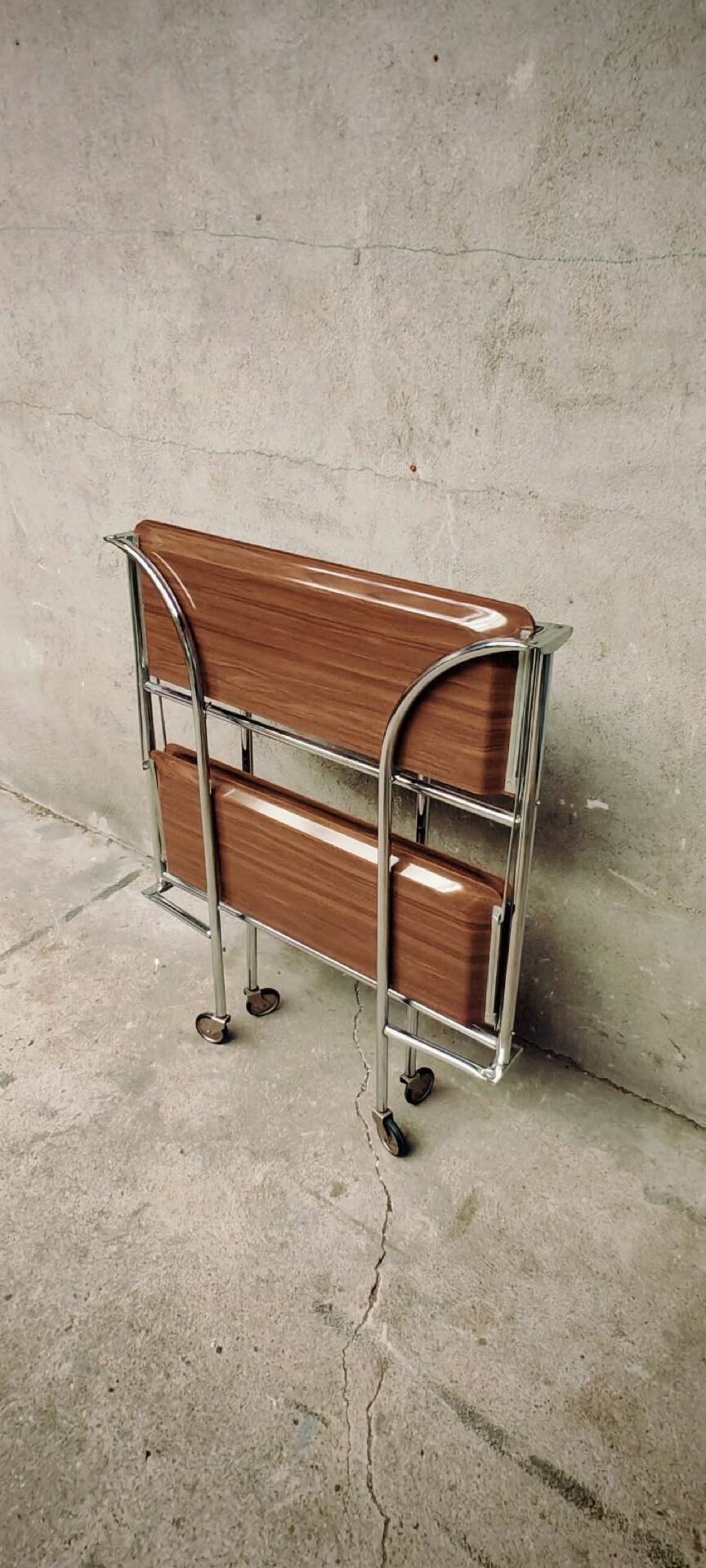 Rolling and folding table from the 70s.