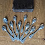 Box of 10 Ercuis spoons, Maintenon model