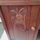Art deco bedside table top marble door on the left